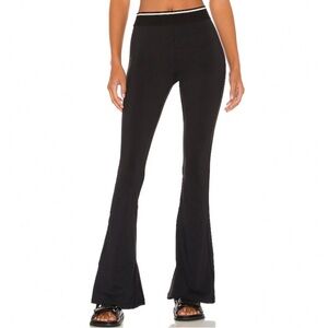 Splits59 Black Flare Leggings with High Waist